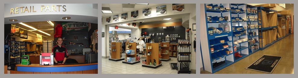Criswell Honda Parts retail store.