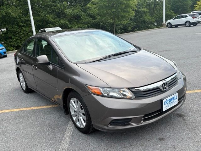 Used 2012 Honda Civic EX-L with VIN 19XFB2F95CE336566 for sale in Germantown, MD
