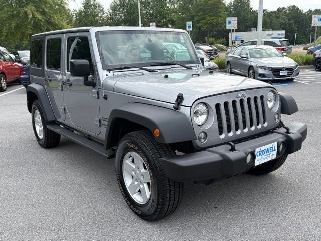 Used 2018 Jeep Wrangler JK Unlimited Sport S with VIN 1C4BJWDG5JL860296 for sale in Germantown, MD