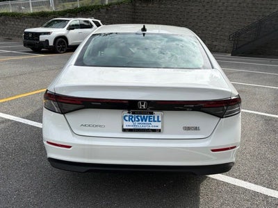 2026 Honda Accord Sedan SE