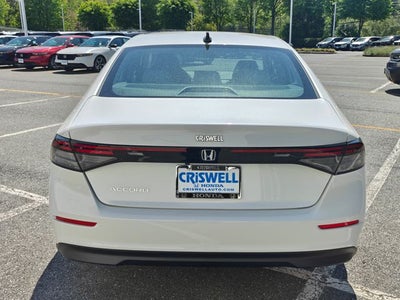 2026 Honda Accord Sedan SE