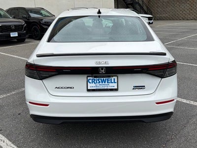 2026 Honda Accord Sedan Sport Hybrid