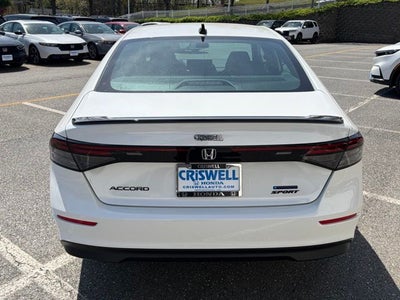 2026 Honda Accord Sedan Sport Hybrid