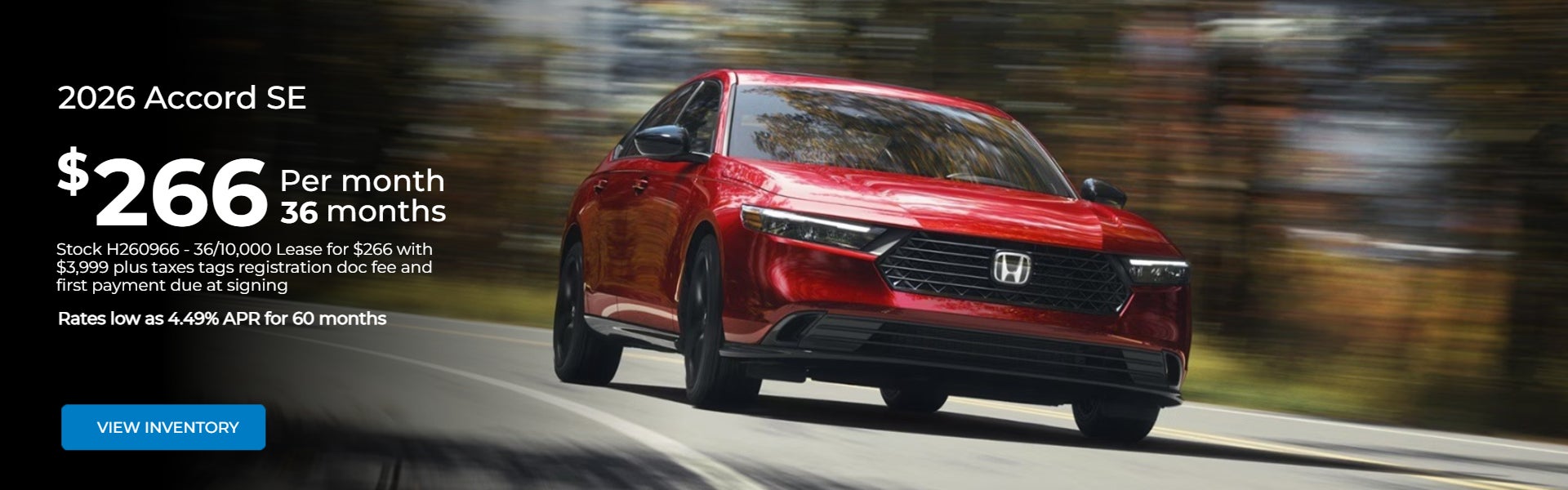 2026 Honda Accord SE