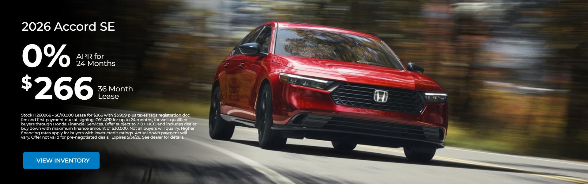 2026 Accord SE