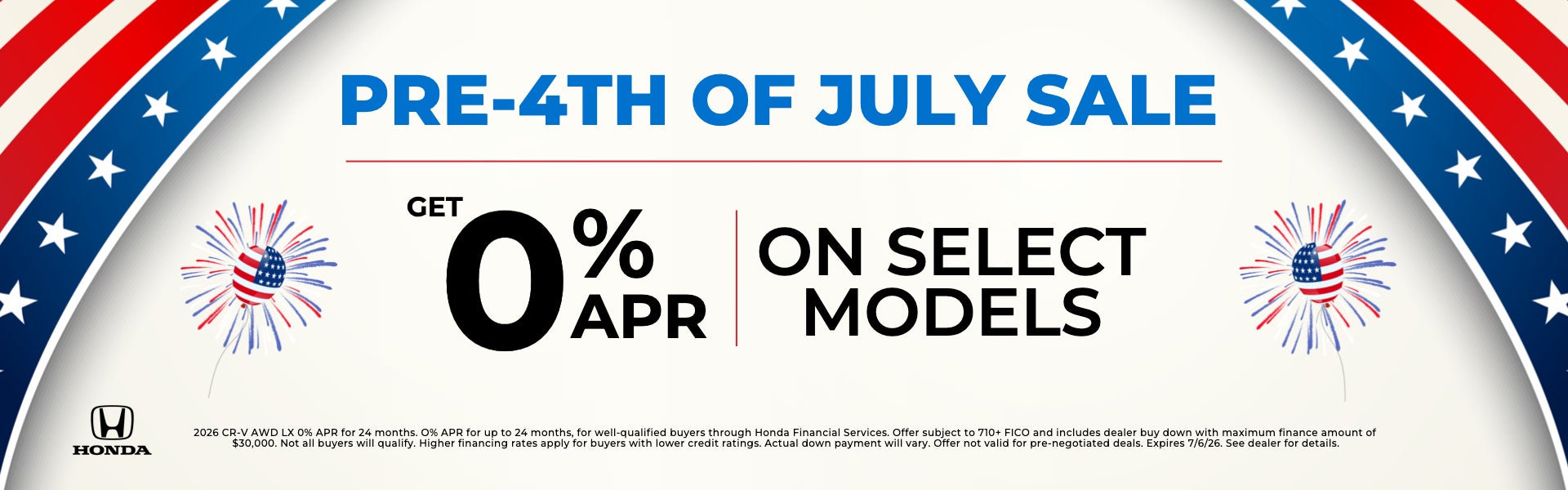Pre-4th of July Sale
