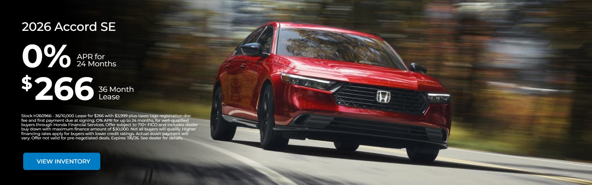 2026 Accord SE