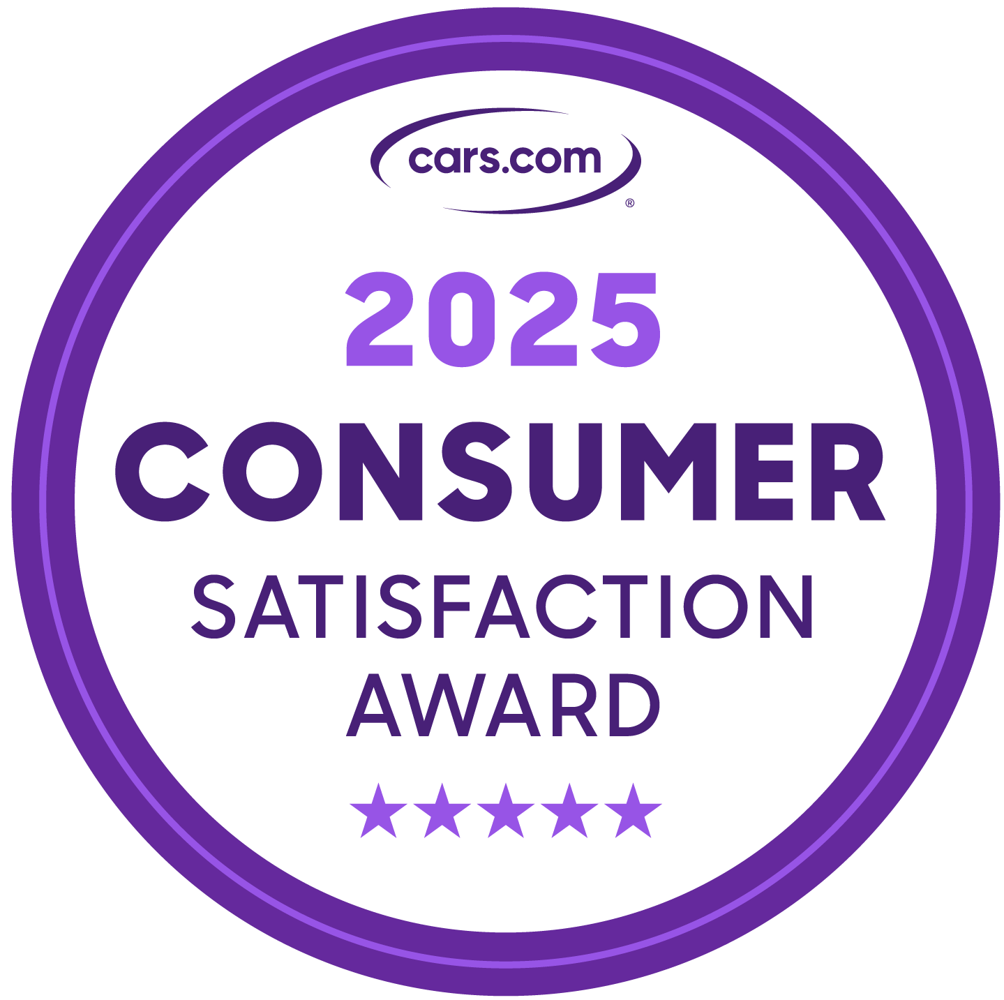 2025 Consumer Satisfaction Award - Cars.com