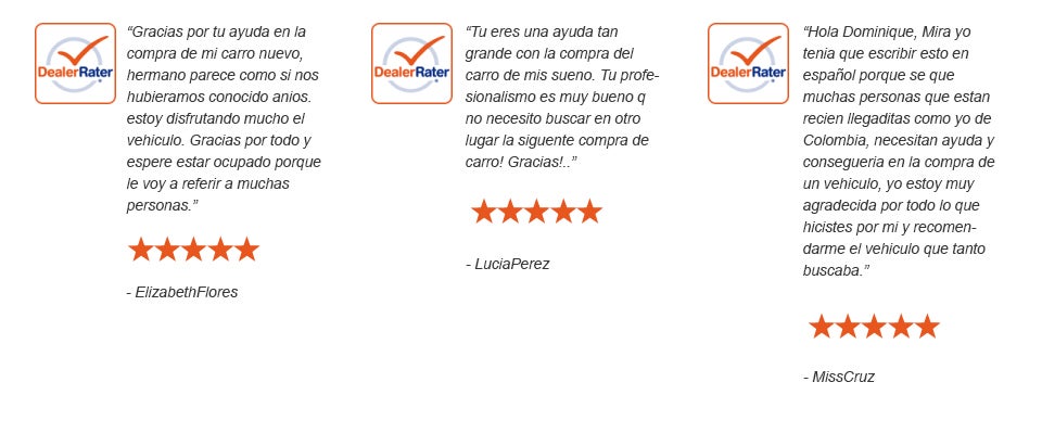 Dealer Rater Reviews